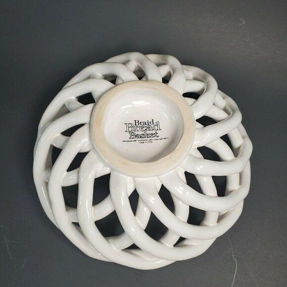 Modern Farmhouse Gorgeous 7" Braid Bread Basket - - Picture 5 of 7